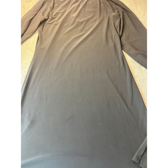 White House Black Market long‎ Sleeve Black Dress Size Medium NWT - Picture 4 of 7